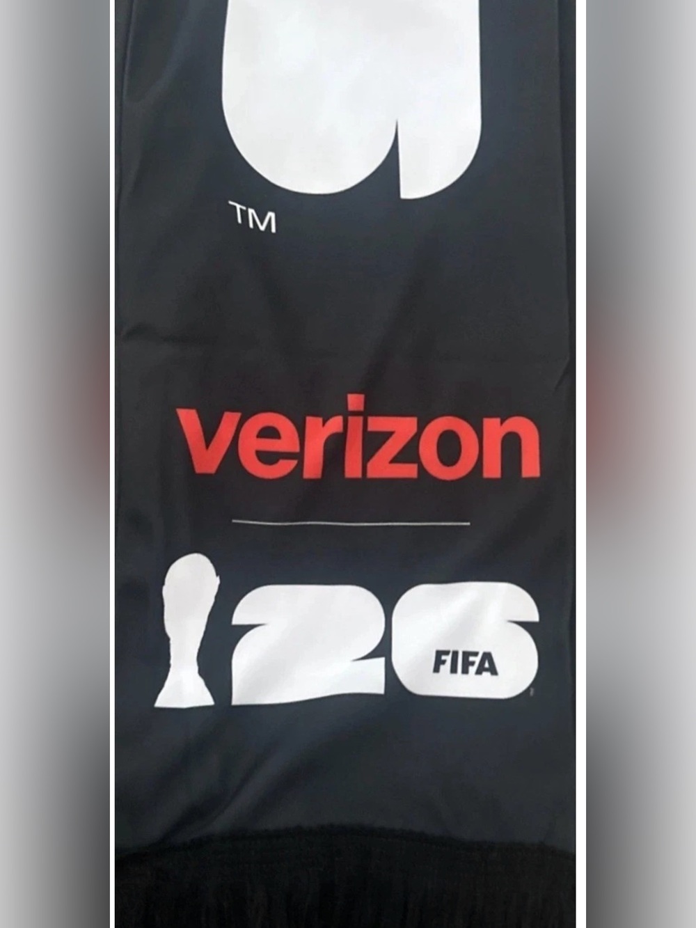 NEW - FIFA World Cup 2026 Summer Scarf - Verizon - "We Are 26" Promo